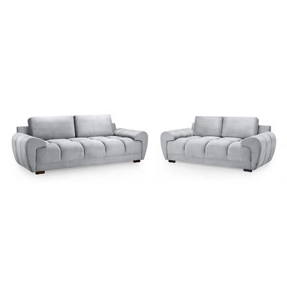 Devoke 3+2 Sofa Set in Mocha