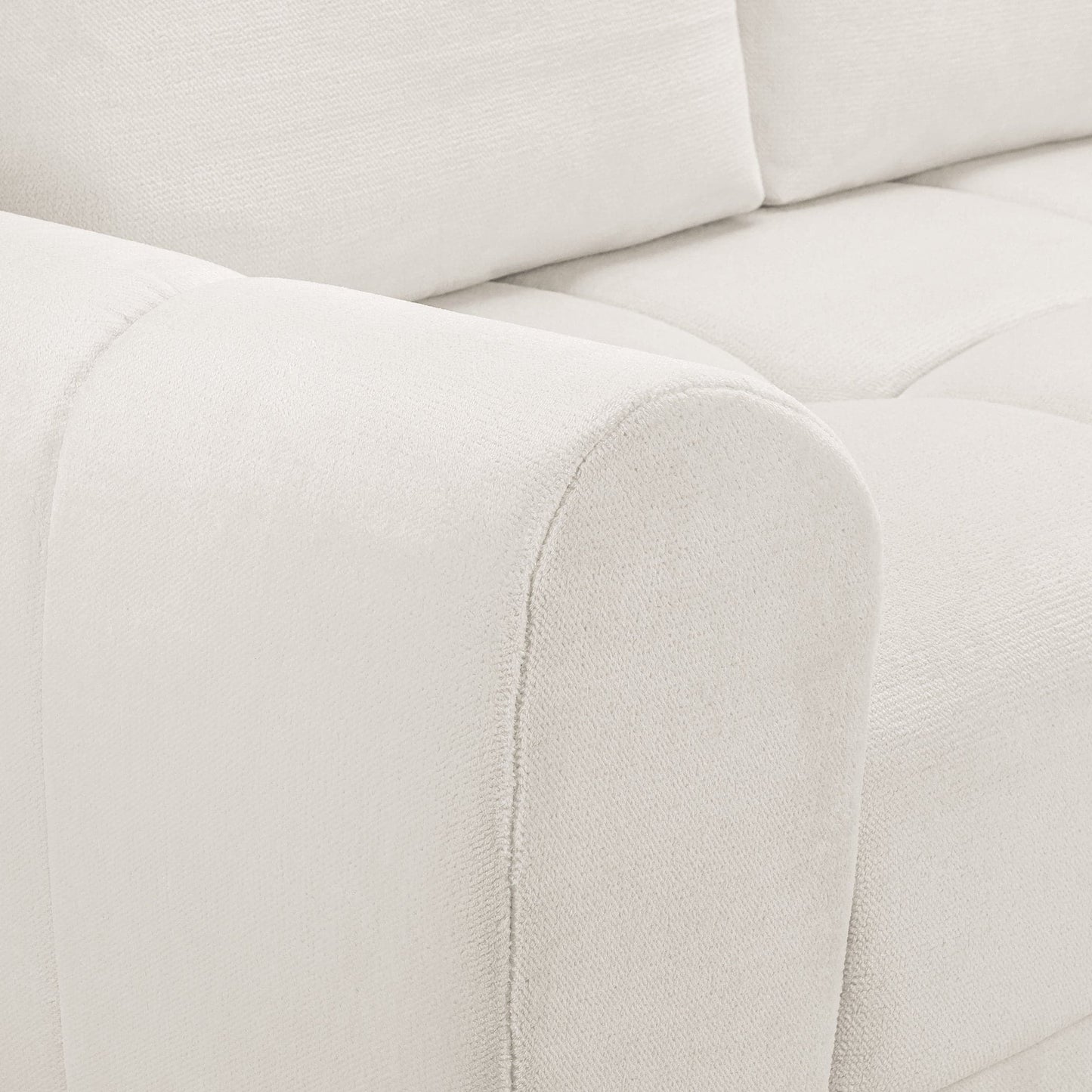 Devoke Sofabed Cream Universal Corner