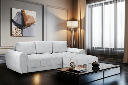 Devoke Sofabed Universal Corner Sofa in Grey