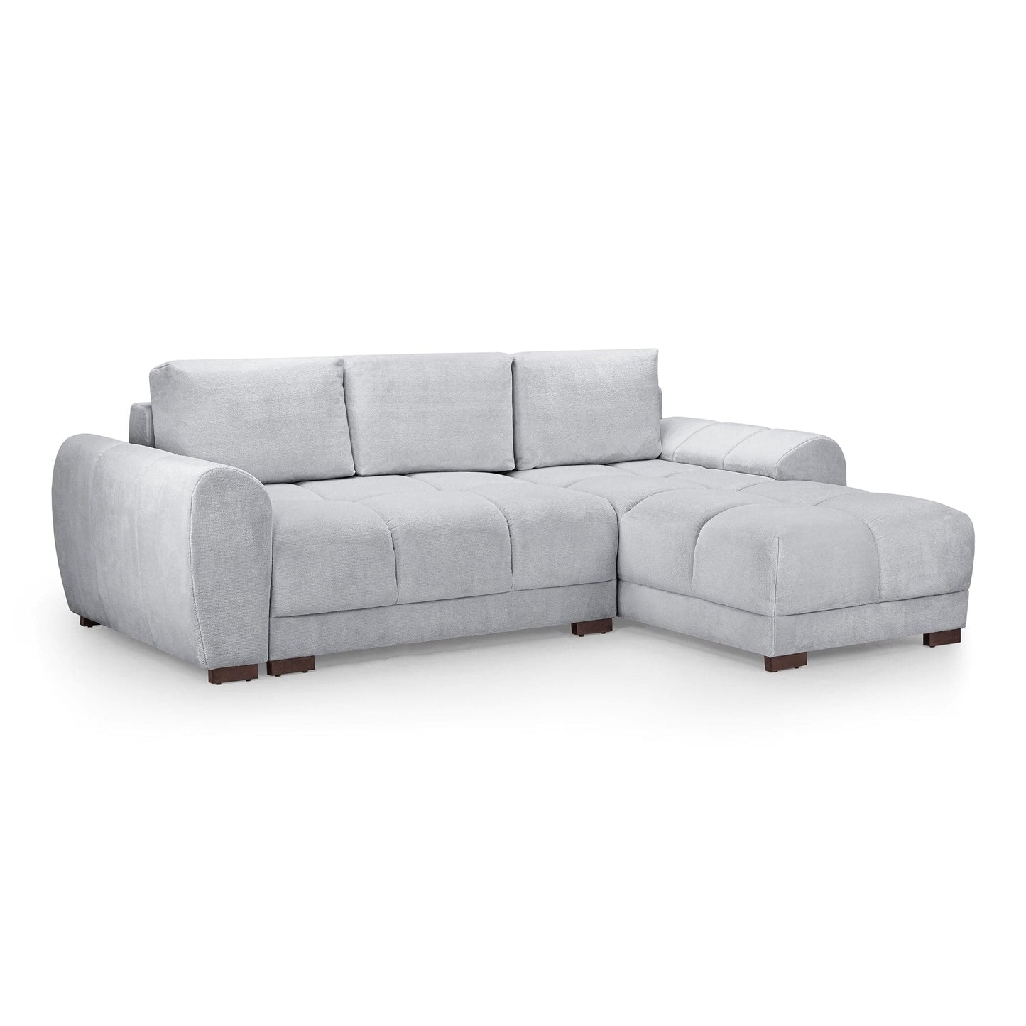 Devoke Sofabed Universal Corner Sofa in Grey