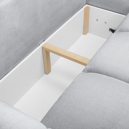 Devoke Sofabed Universal Corner Sofa in Grey