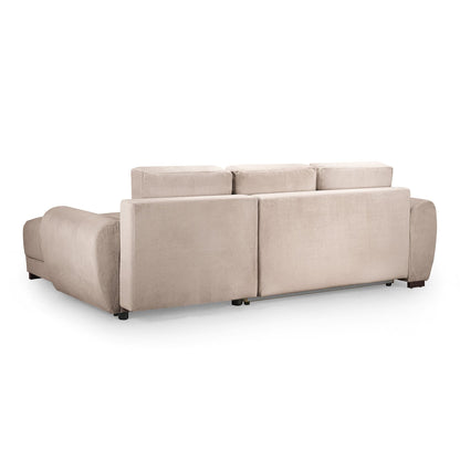 Devoke Sofabed Universal Corner Sofa in Mocha