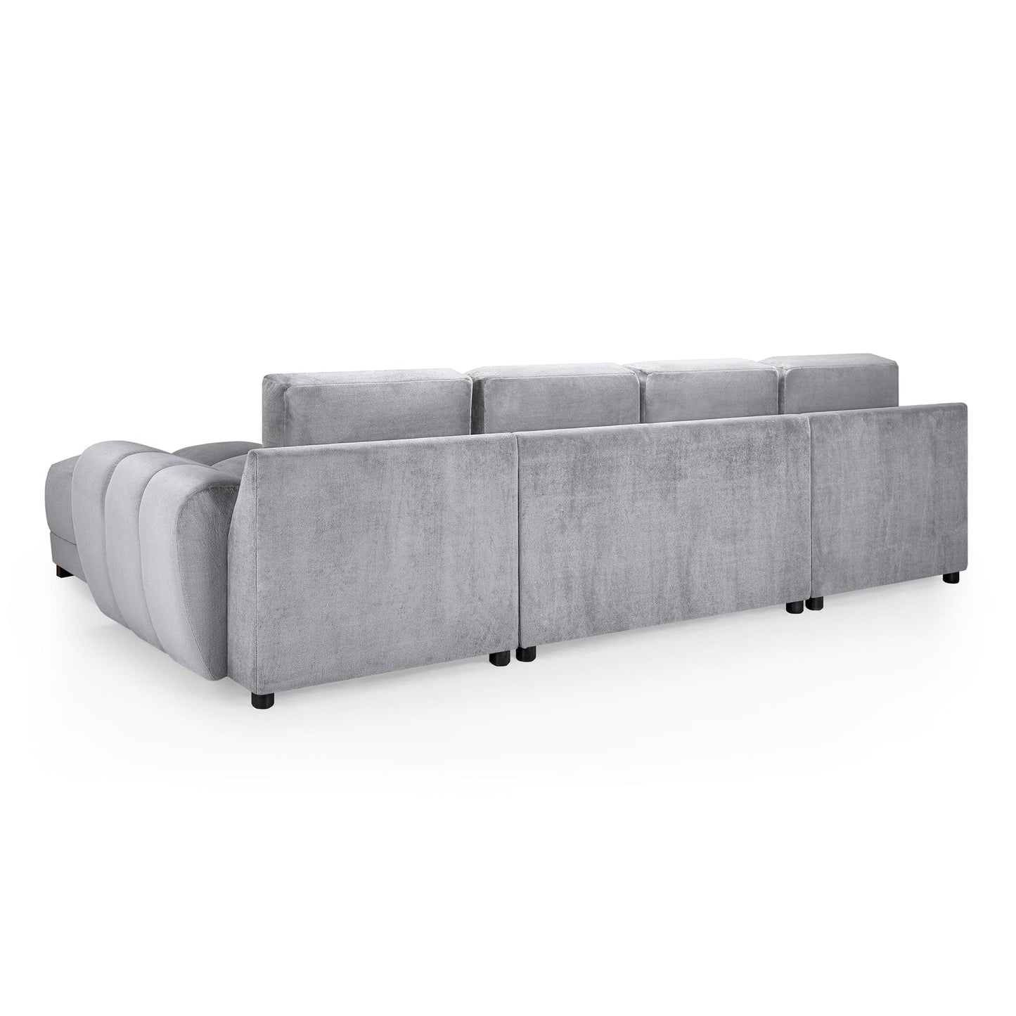 Devoke U Shape Corner Sofa in Grey