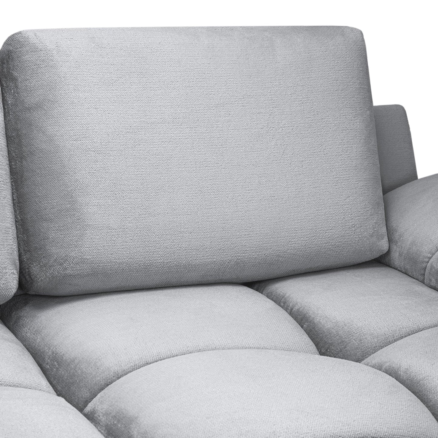 Devoke U Shape Corner Sofa in Grey