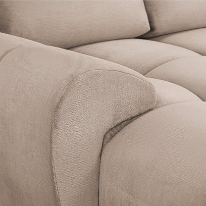 Devoke U Shape Corner Sofa in Mocha