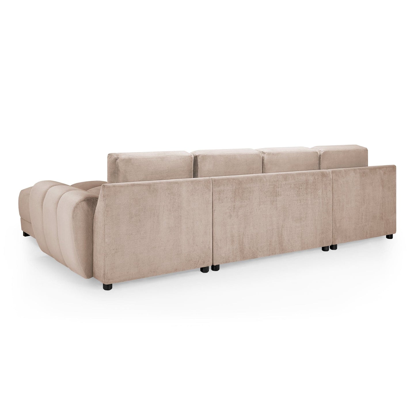 Devoke U Shape Corner Sofa in Mocha