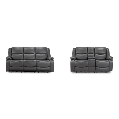 Dexter Electric Recliner Sofa Grey 3+2 Set