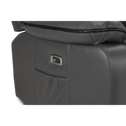 Dexter Electric Recliner Sofa Grey 3+2 Set