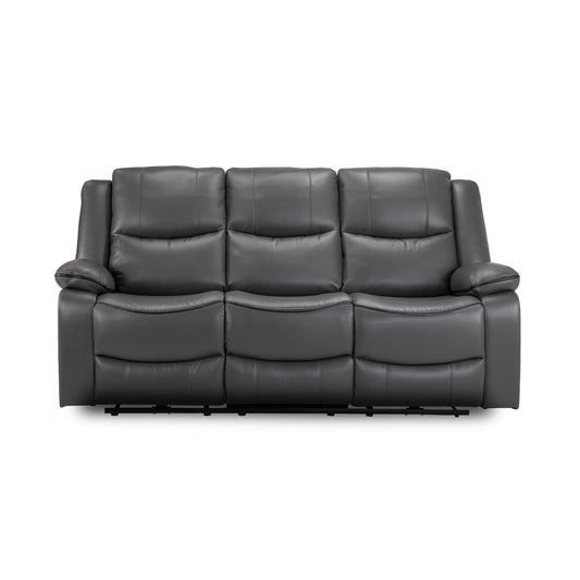 Dexter Electric Recliner Sofa Grey  3 Seater