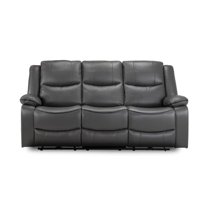 Dexter Electric Recliner Sofa Black 3 Seater