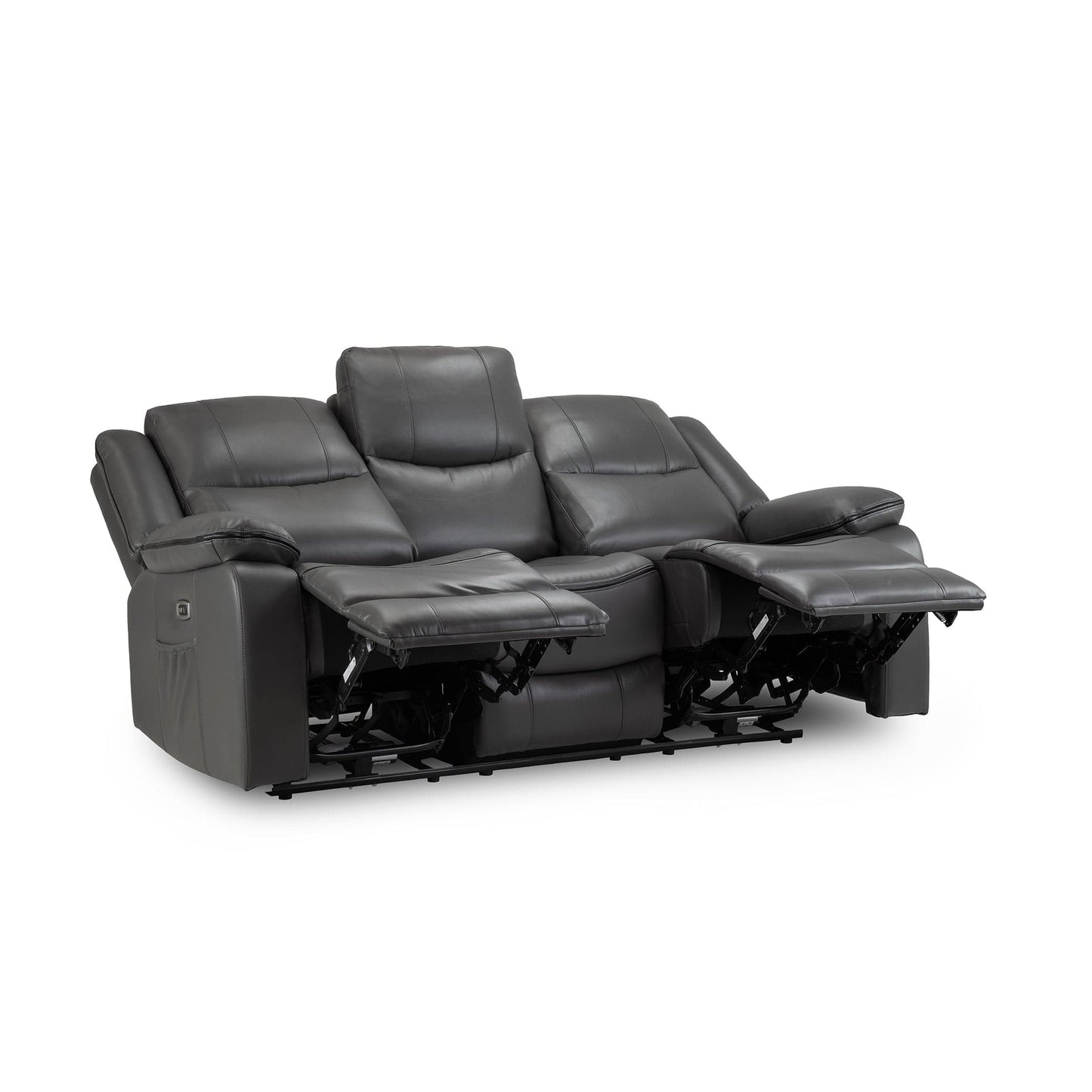 Dexter Electric Recliner Sofa Grey  3 Seater