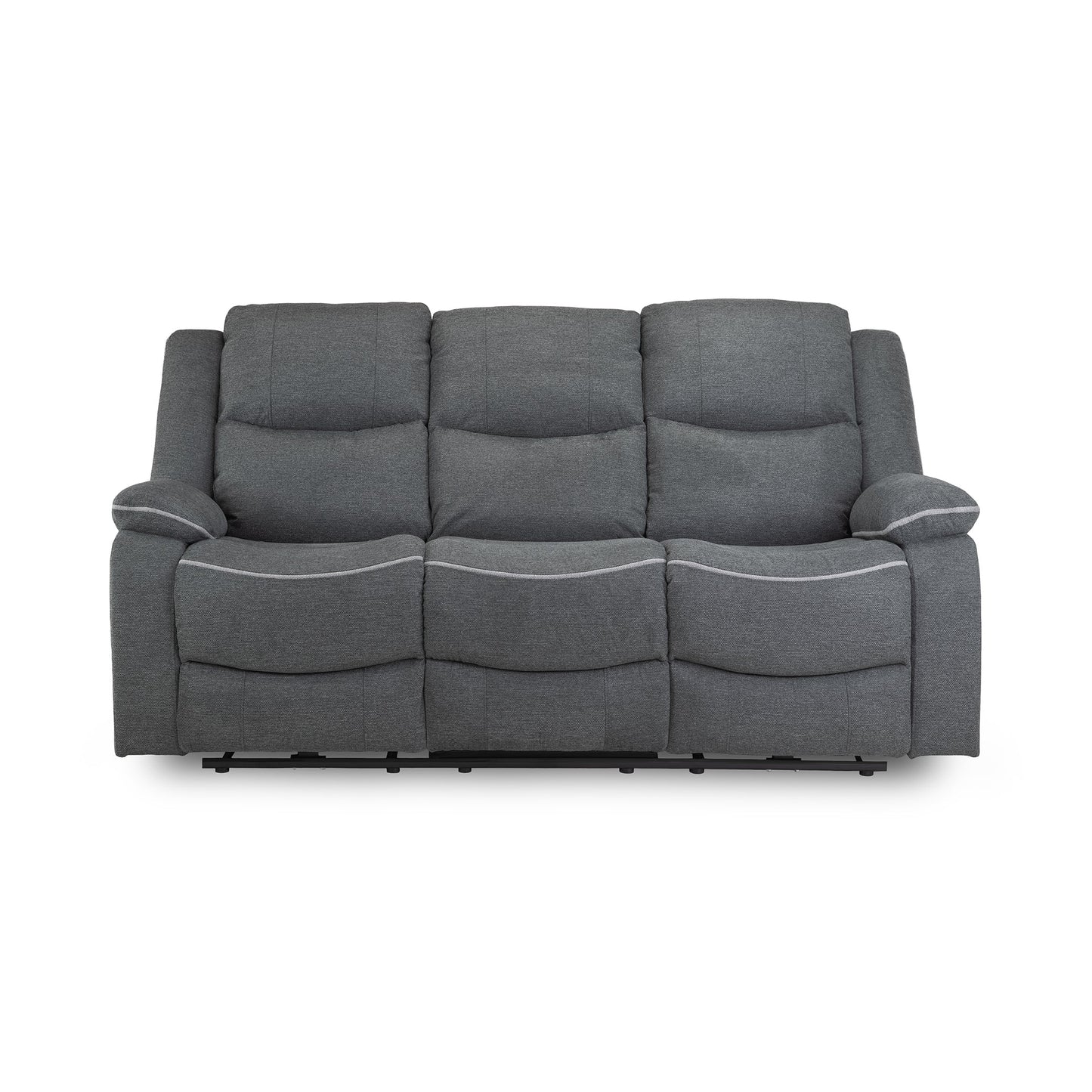 Dexter Electric Recliner Sofa Black 3 Seater