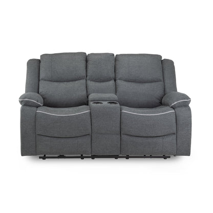 Dexter Electric Recliner Sofa Grey 2 Seater