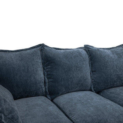 Finn Sofa Blue Large Corner