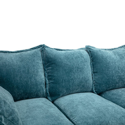 Finn Sofa Teal Large Corner