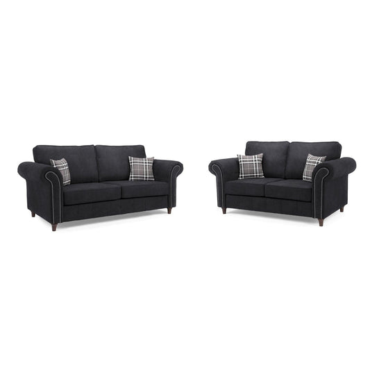 Atlanta Sofa Charcoal 3+2 Set