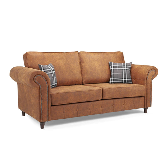 Atlanta Sofa Tan 3 Seater