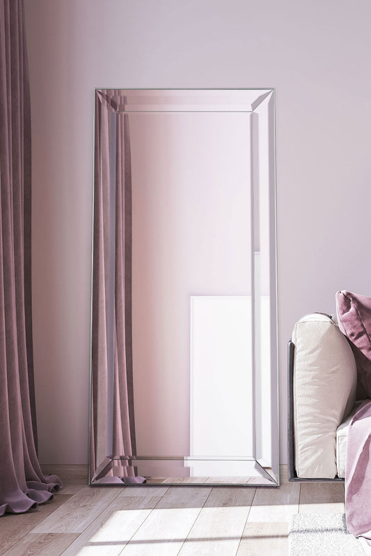 Teddy All Glass Modern Leaner Mirror 165 x 78 CM