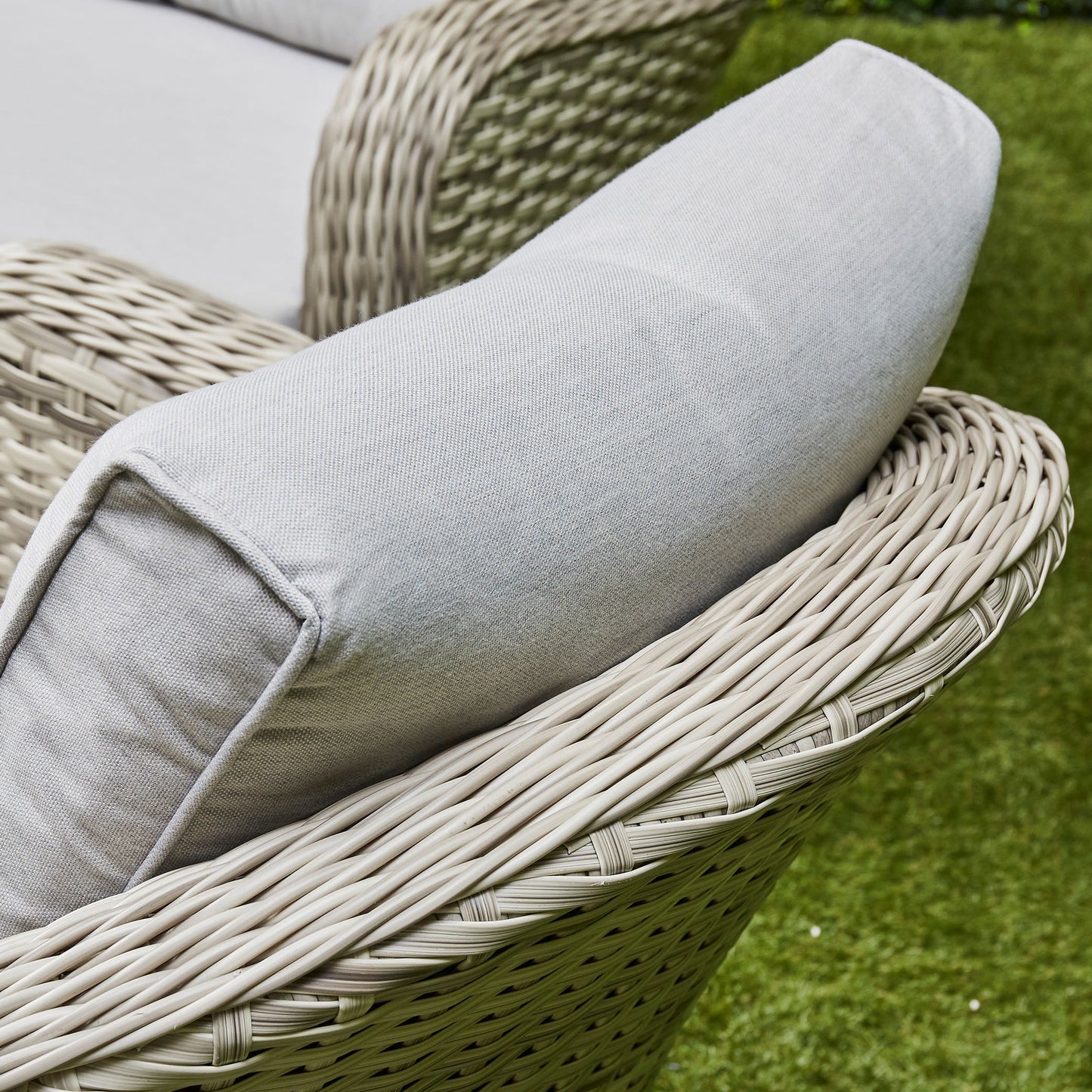 Isla Rattan Lounge Set – Grey