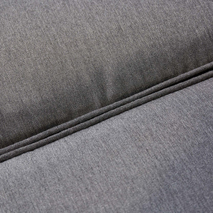 Sienna Aluminium Sofa Dining Set with Fire Pit – Grey