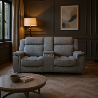 Hamlet 2 Seater Recliner Sofa in Grey