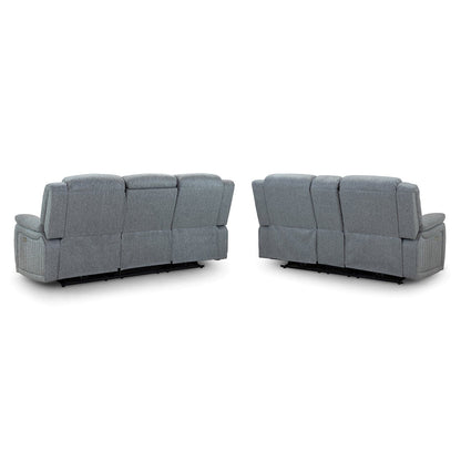 Hamlet 3+2 Power Recliner Sofa Set in Grey