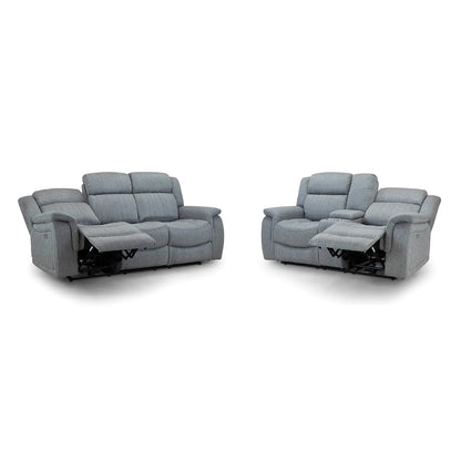 Hamlet 3+2 Power Recliner Sofa Set in Grey