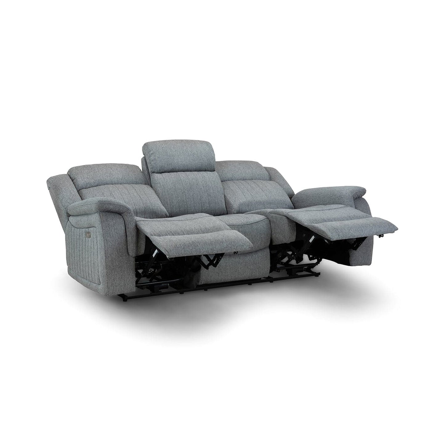 Hamlet 3 Seater Power Recliner in Grey