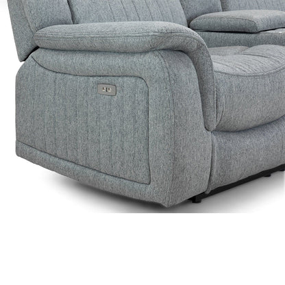 Hamlet 3 Seater Power Recliner in Grey