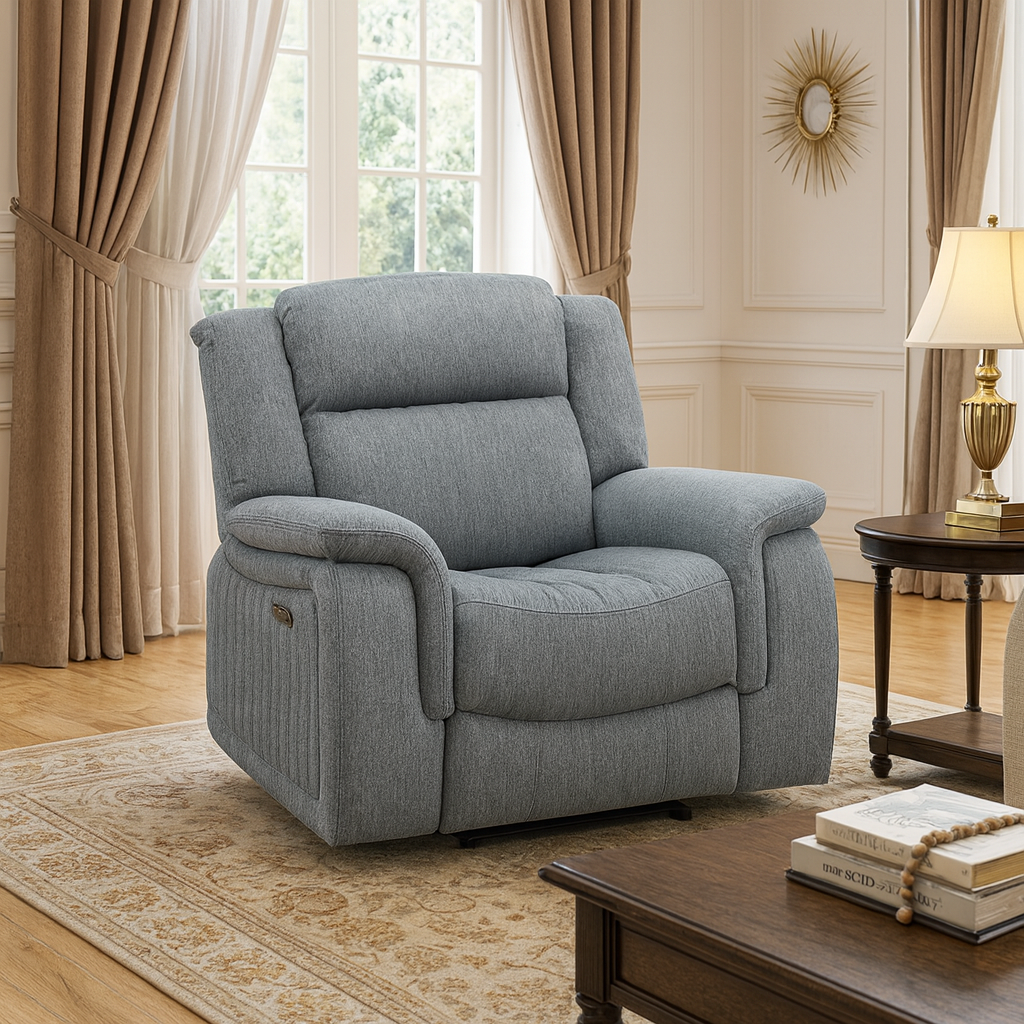 Hamlet Recliner Sofa Grey Armchair