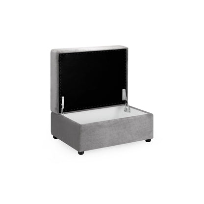 Hugo Sofa Grey Footstool