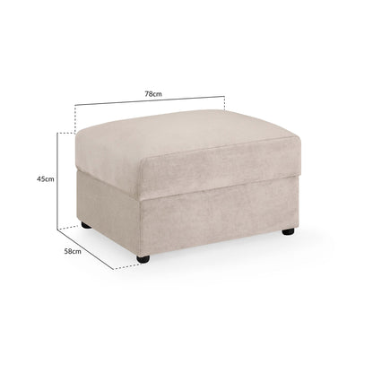 Hugo Sofa Mocha Footstool