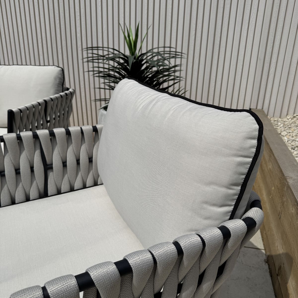 Axel Aluminium & Rope Lounge Set