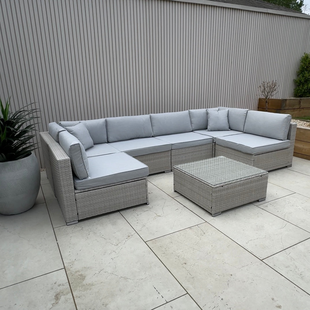 Eden U Shape Corner Sofa Set