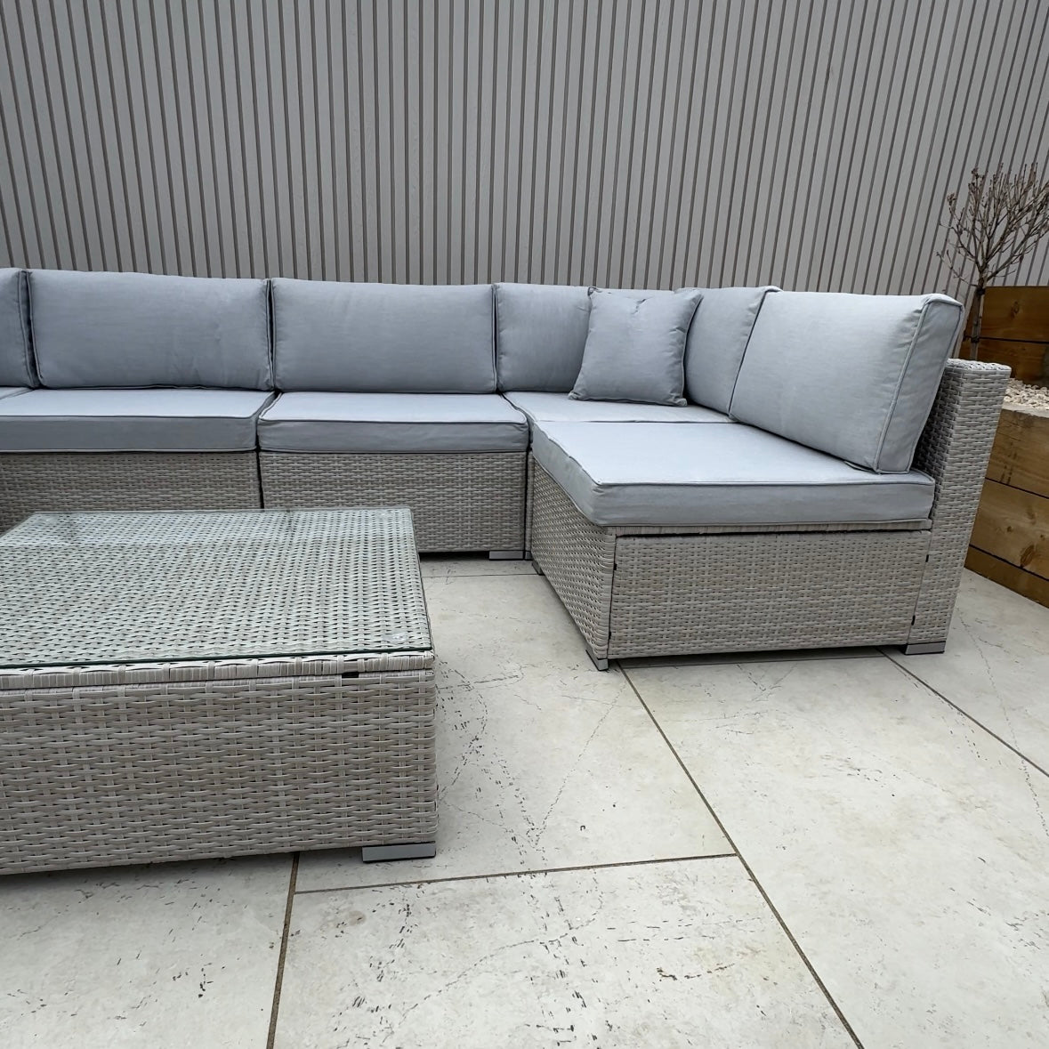 Eden U Shape Corner Sofa Set