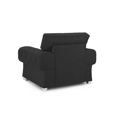 Jude Fullback Sofa Black Armchair