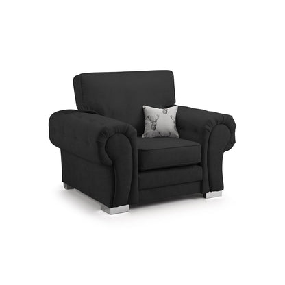 Jude Fullback Sofa Black Armchair