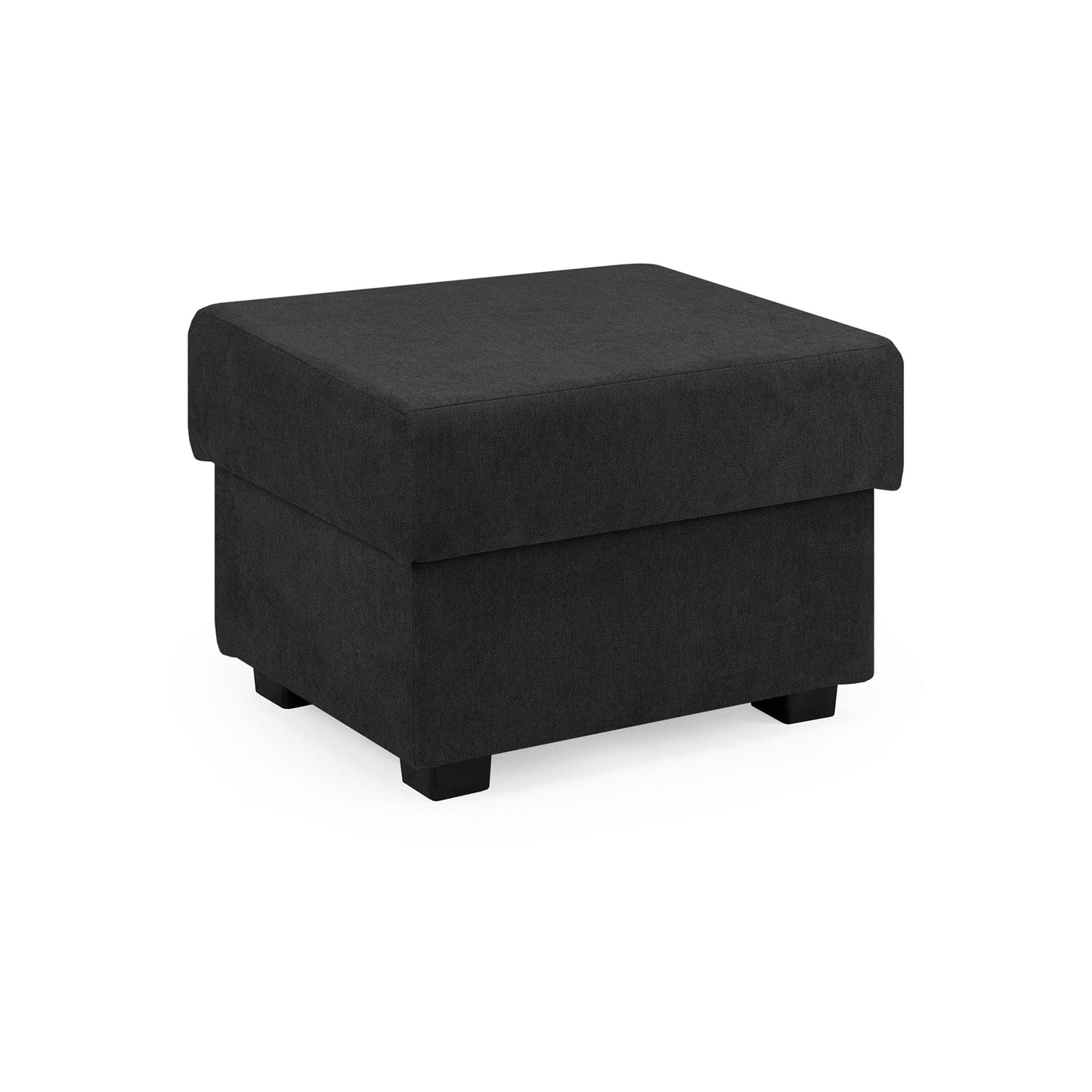 Jude Fullback Sofa Black Footstool