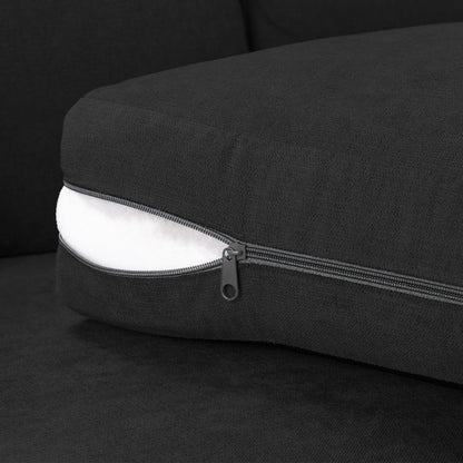 Jude Fullback Sofa Black 3+2 Set