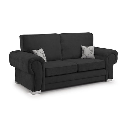 Jude Fullback Sofa Grey 3 Seater