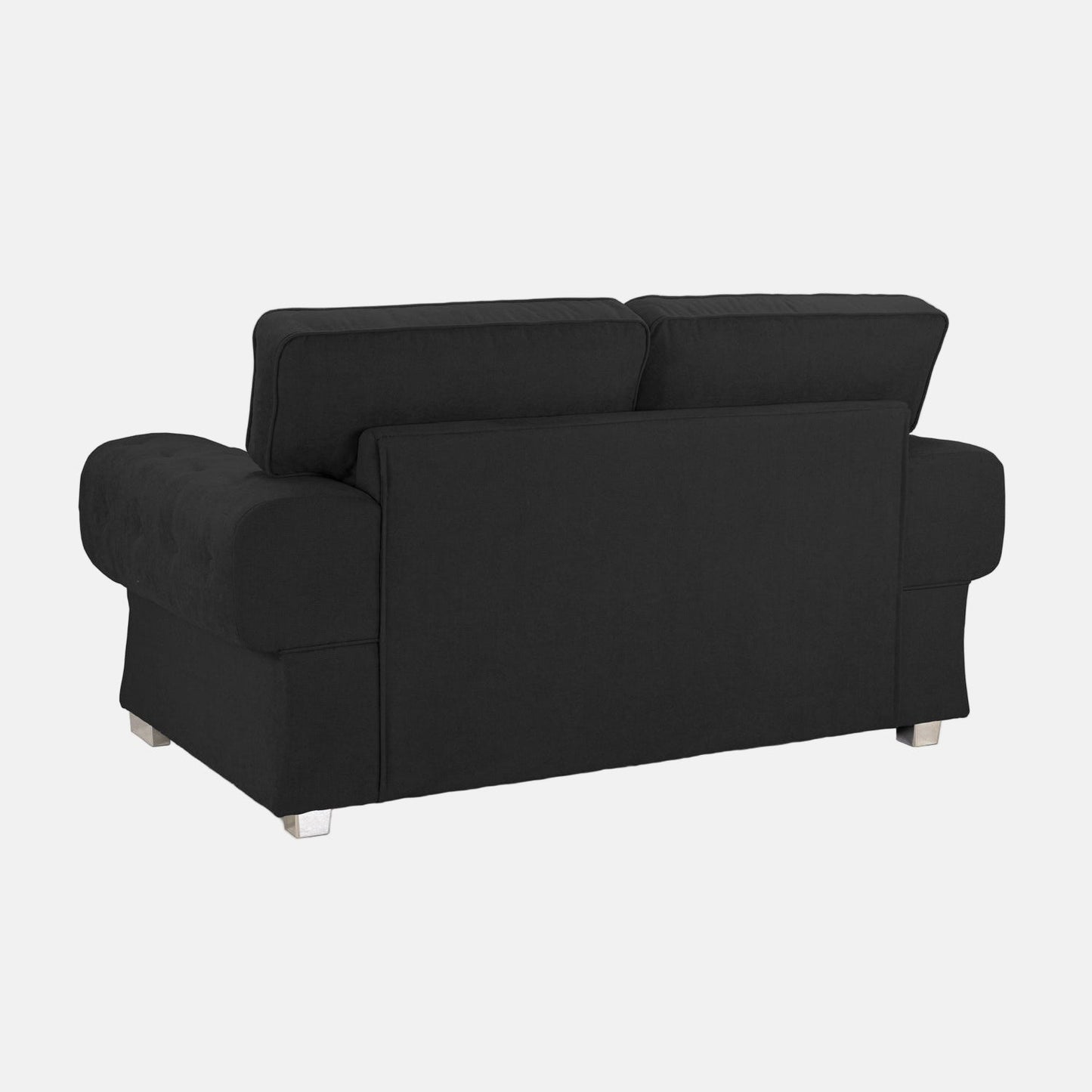 Jude Fullback Sofa Black 2 Seater