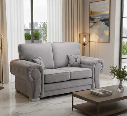 Jude Fullback Sofa Grey 2 Seater