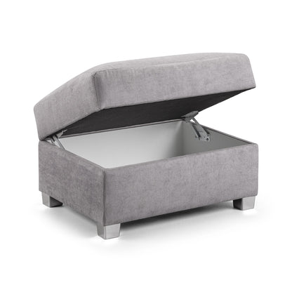 Jude Fullback Sofa Grey Footstool