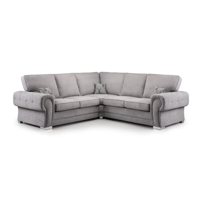 Jude Fullback Sofa Grey Large Corner