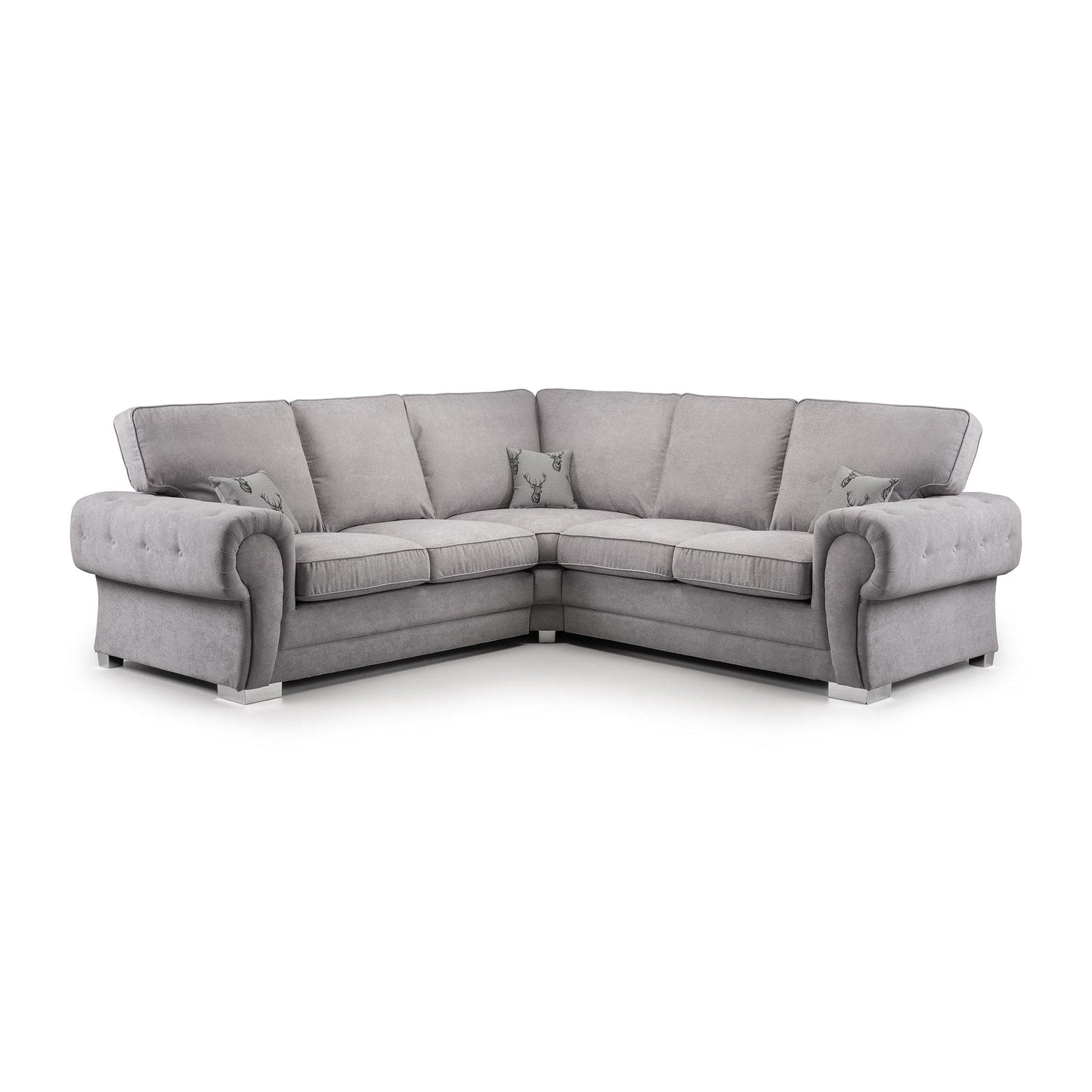 Jude Fullback Sofa Black Large Corner