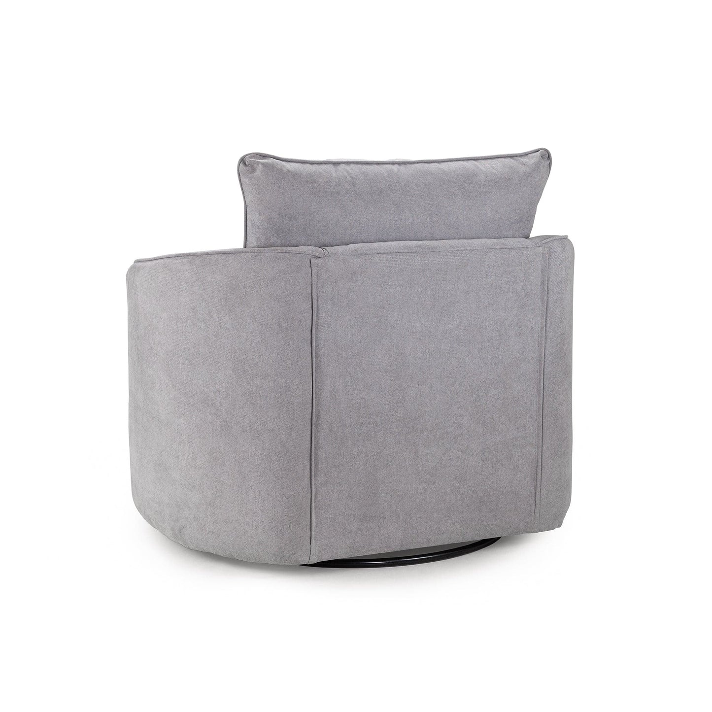 Jude Fullback Sofa Grey Swivel Chair