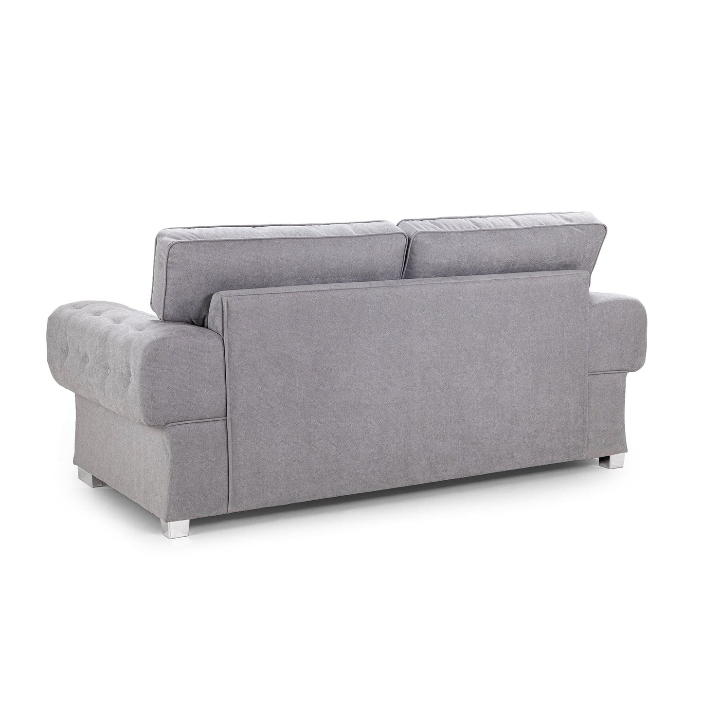 Jude Fullback Sofa Grey 3 Seater