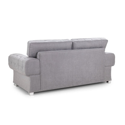 Jude Fullback Sofa Grey 3 Seater