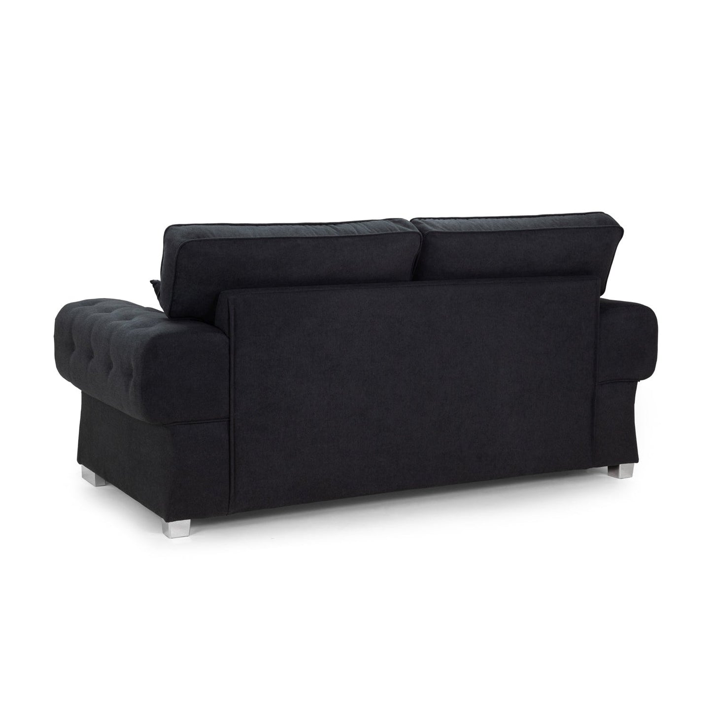 Jude Fullback Sofabed Black 3 Seater