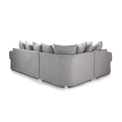 Jude Scatterback Sofa Grey Left Hand Facing Corner